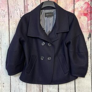BCBGmaxazria wool ballon/tulip 3/4 sleeve jacket M